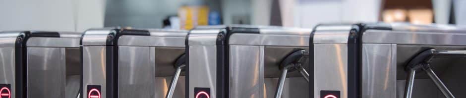 ticket barriers subway entrance