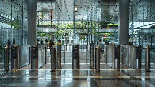 Speed Gate vs Tripod Turnstile Singapore Speed gates suit buildings where flow and presentation matter every day