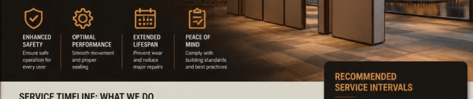 Movable Wall Servicing Singapore: Intervals & Scope