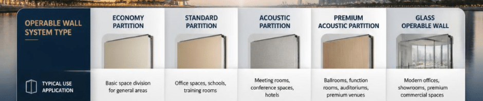 Operable Wall Price Singapore: Cost Per Panel & Sqm