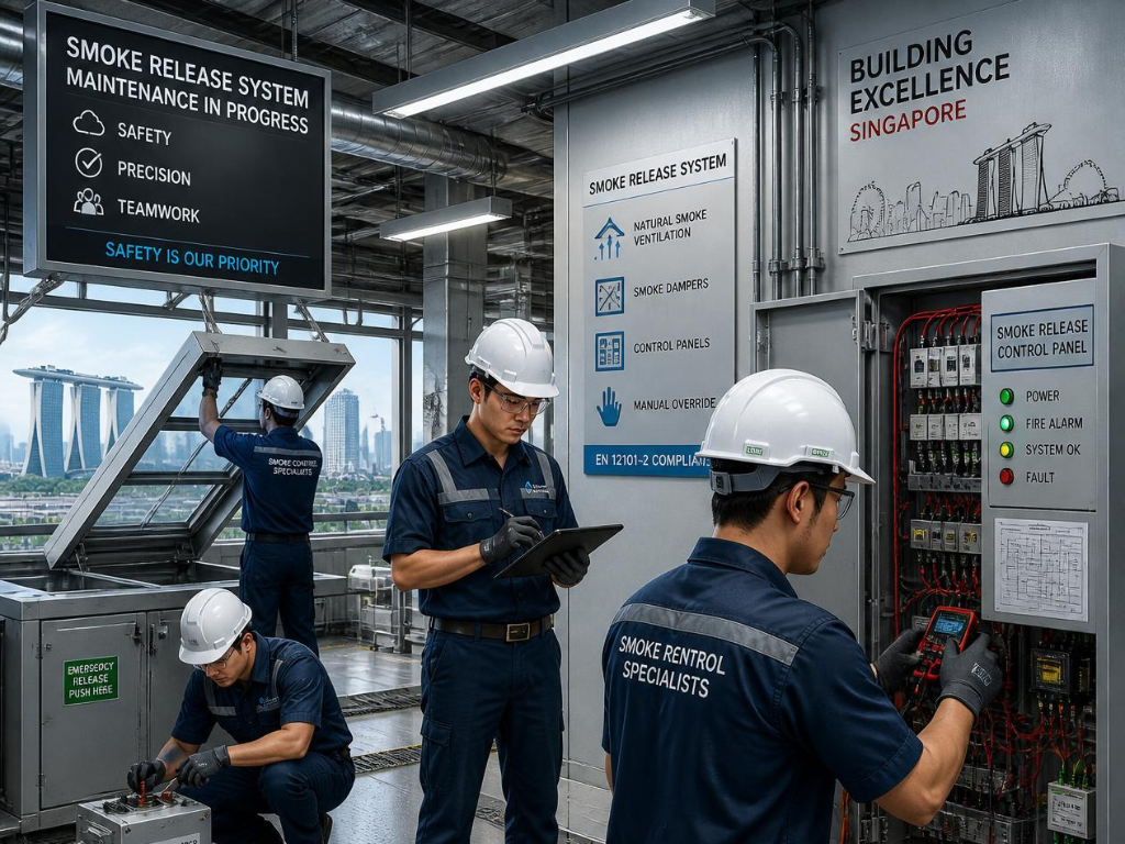 Smoke Release System Maintenance Singapore: Testing What does smoke release system maintenance involve?