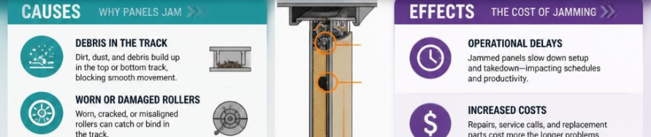 Operable Wall Panel Jamming: Causes & Fixes Singapore
