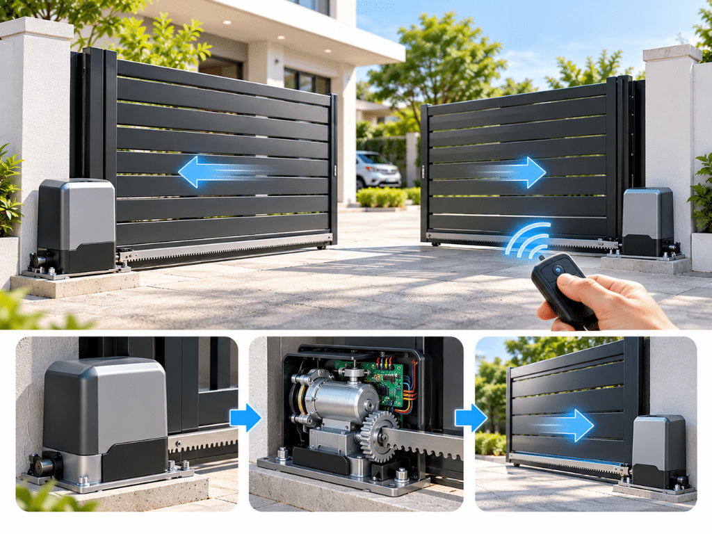 Automatic Gate Motor Singapore: Types, Weight & Cost What is an automatic gate motor, and what does it do?
