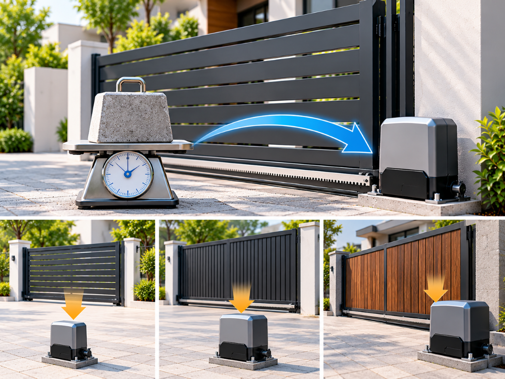 Sliding Gate Motor Singapore: Match Capacity to Weight How do you match motor capacity to gate weight?